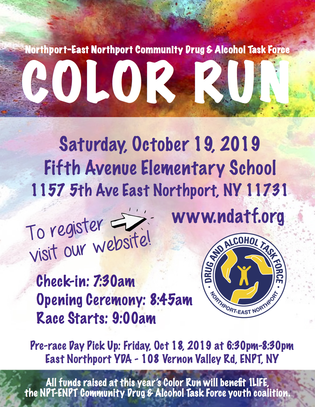 Color Run! *Registration is now closed.* See below for how to register!