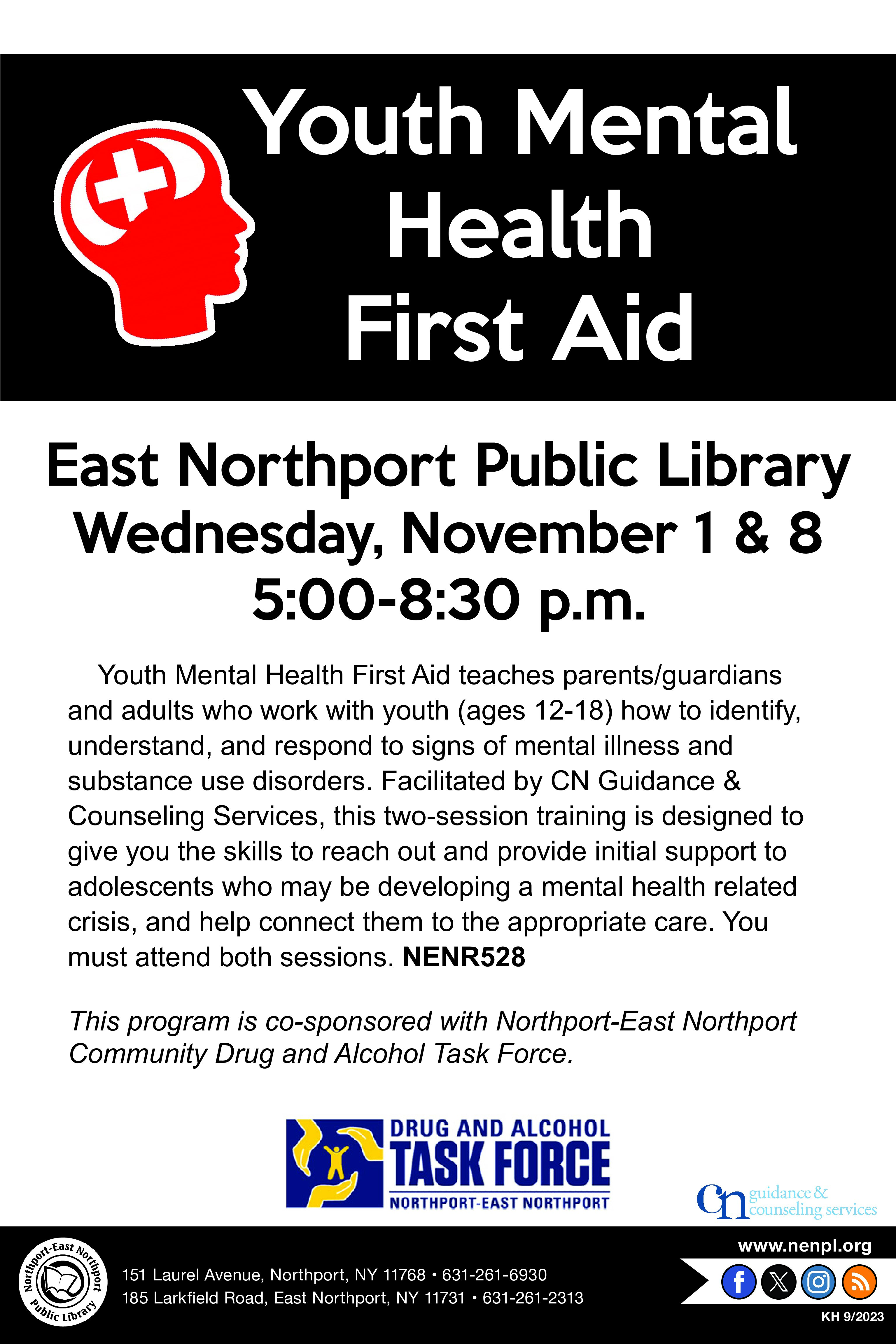 11-2023 Youth Mental Health First Aid