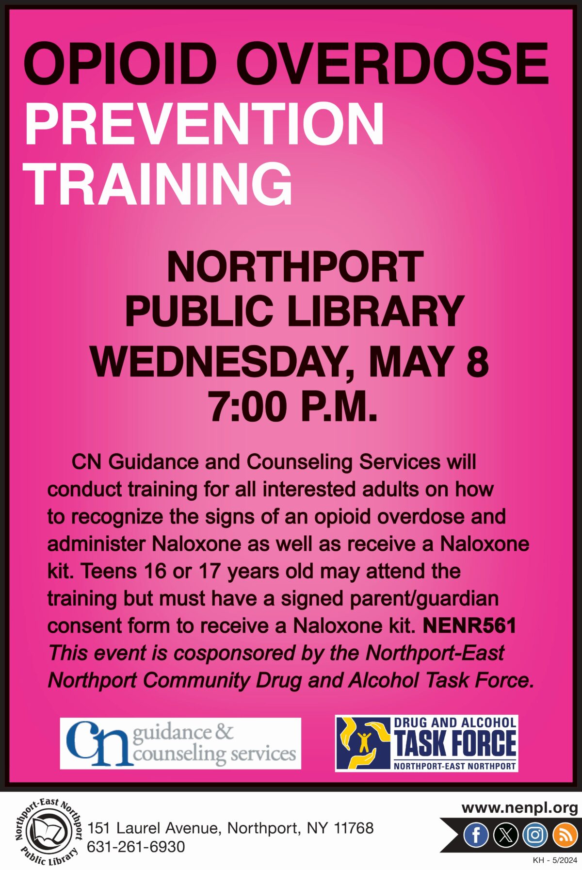 Opioid Overdose Prevention Training